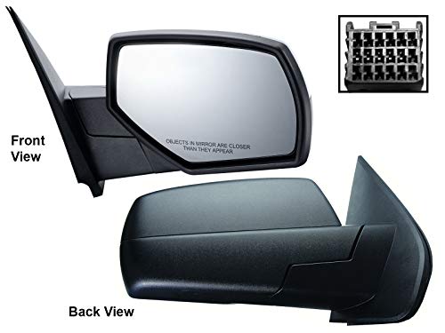 Apa Replacement Exterior Mirror For 2014-2019 Silverado Sierra Gm Pickup Truck Power Heated Textured Black Cap Passenger Right Side 2349978 Gm1321492 #TOP3