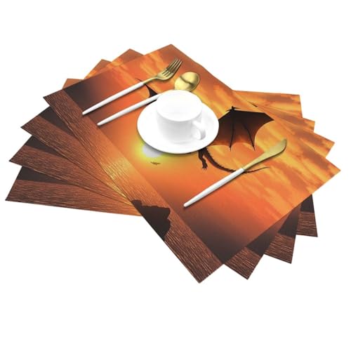 Set de table de qualité supérieure en PVC tissé résistant à la chaleur pour table de créateur