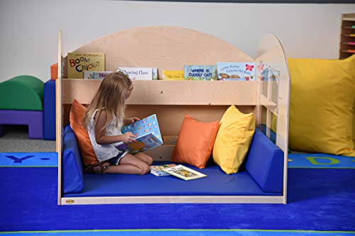 Children’s Factory, Angeles, Ang9002, Value Line Reading Nook, Toddler Bookshelf Organizer, Kids Playroom, Preschool & Daycare Storage & Book Display #TOP4