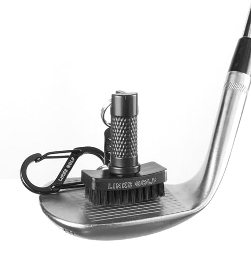 Links Golf Mini Club Brush with Carabiner