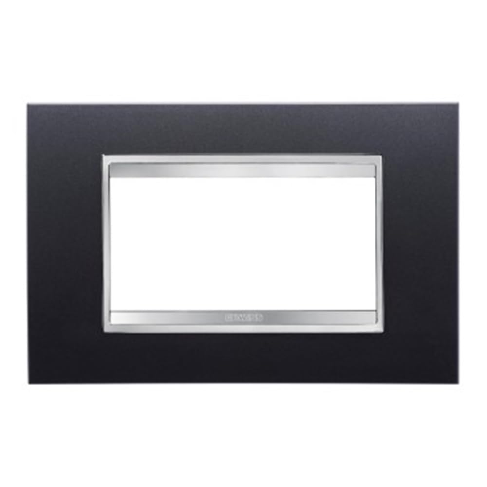 Gewiss GW16204VA cadre de finition 4 modules Chorus Lux ardoise pour prise