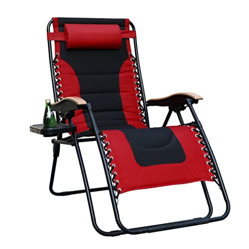 PHI VILLA XL Oversize Zero Gravity Chair Padded Recliner