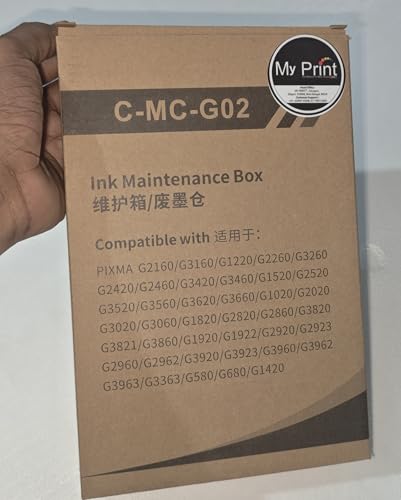 Image of MY PRINT MC G02 Maintenance Cartridge Tank Waste Ink Collection Box Replacement for PIXMA GM2070 /G5070 /G6070 /G1020 /G3060 /G560 /G570 Printers (MC G02 Cartridge for Canan)
