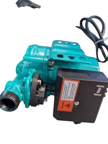 Image of 165 WATT SUPER SILENT Inline Automatic Water Pressure Pump With Wall Mounting Bracket Suitable for Hot Water Circulation, Washing Machine, RO & Shower (GREEN)
