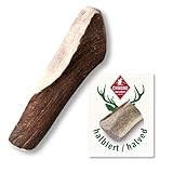 ChronoBalance® XL - Hirschgeweih für Hunde – 1er Set Halbierte Kauspielzeuge, 100% Natürliches...