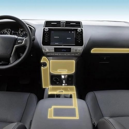 Film protection TPU anti-rayure habitacle pour Toyota Prado 2011-2017