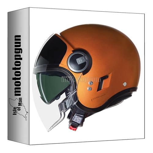 Casque jet Nolan n21 Visor bleu noir XL contre le vent
