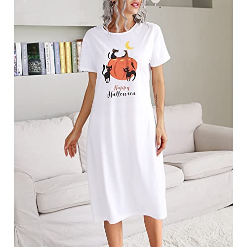 Robe de pyjama Halloween chat citrouille : finissez-en avec les nuits inconfortables - 6