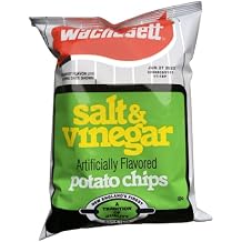 Wachusett Salt & Vinegar Potato Chips, 4.5-Ounce Bags 6 Pack