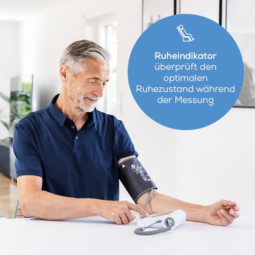 Beurer BM 96 Cardio Blutdruckmessgerät mit EKG-Funktion, Blutdruck- und Pulsmessung am Oberarm, zur...
