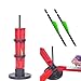 FUNTRESS Fletching Jig Straight Helix Tower Fletch Tool with Scale for DIY Archery Arrows Feathers Vanes