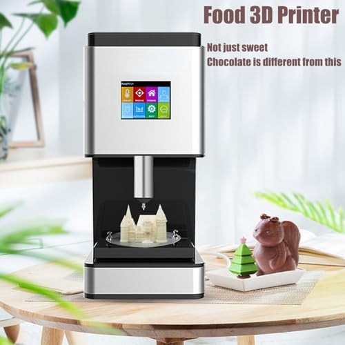 Chocolate Model Printer, 2.8-inch Touch Screen Printing, Food Printer, 100 * 100 * 70mm Model, Printing Speed 15mm~70mm/s, Available For Chocolate, Cookies, Mashed Potatoes, Dough, Jam