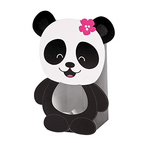 Panda Paper Party Treat Boxes | Multicolor | 12 Pcs.