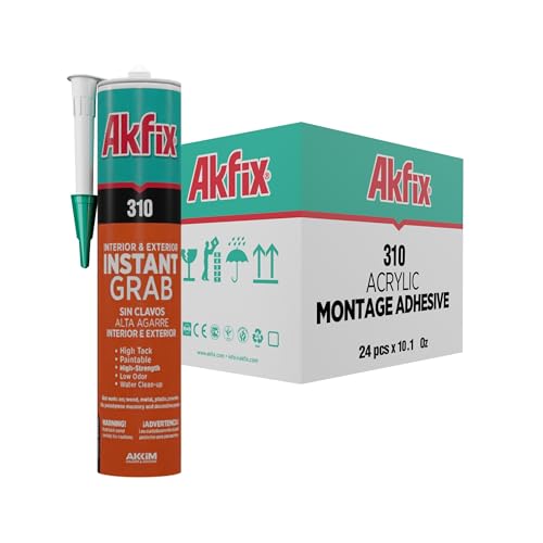 Adhesivo de Construcción Instantáneo Akfix 310, blanco, pack 24 miniatura 1