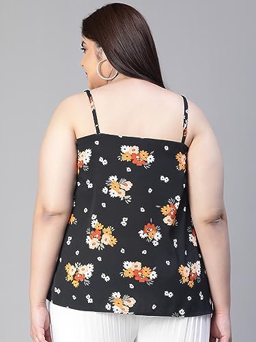 Image of oxolloxo Women Shoulder Strap Round Neck Plus Size top
