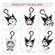 Lavatelli – Kuromi Kapseln 6,5 cm, 6 Stück, Mitgebsel Kindergeburtstag, sortierte Schlüsselanhänger, Kawaii Gadgets für Mädchen, Überraschung, Geschenkidee, Capsule Toys Set
