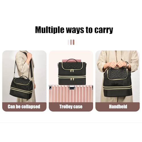 Trousse de rangement manucure pour rassembler kits d'ongles et accessoires