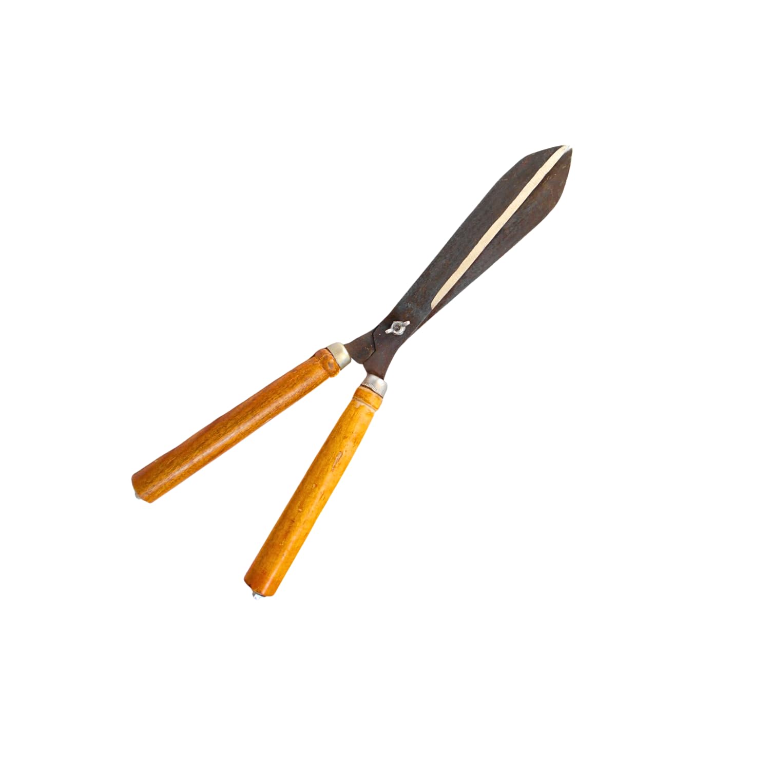 AL FAZAl Hedge Shear Gardening Metal Cutter With Wooden Handle/Hedge Pruning Shears for Lawns or Garden/Garden Scissors for Cutting Plant Stem/Shrub Trimmer