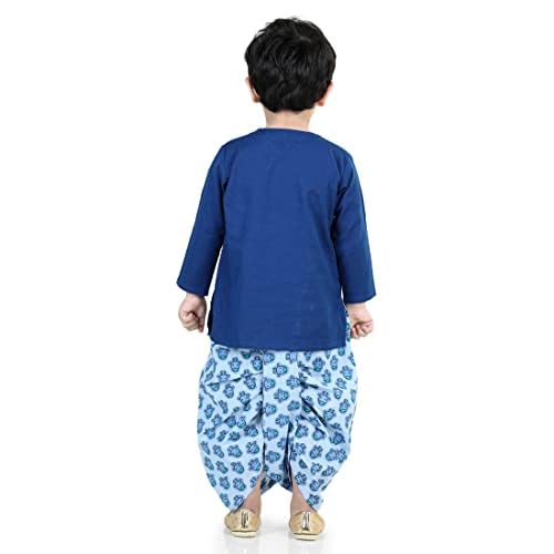 Image of BownBee Kids Ethnic Wear Dhoti Kurta Set | Traditional Festive Clothing for Children | Indian Wedding & Celebration Wear | Comfortable Fit