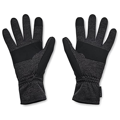 Under Armour Men's Storm Fleece Gloves , Black (001)/Pitch Gray , Large - Image 3