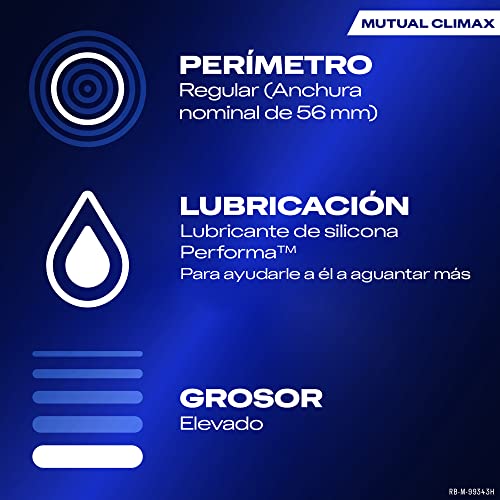 Miniatura 2 de Durex Placer Prolongado 12 Condones Dame Placer 12 Condones Mutual Climax 12 Condones - Pack Durex 36 Condones