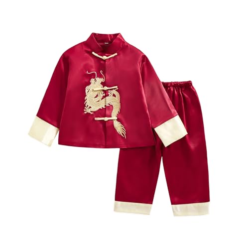 Costume Tang garçon Dragon Kung Fu : vêtement traditionnel du Nouvel An chinois