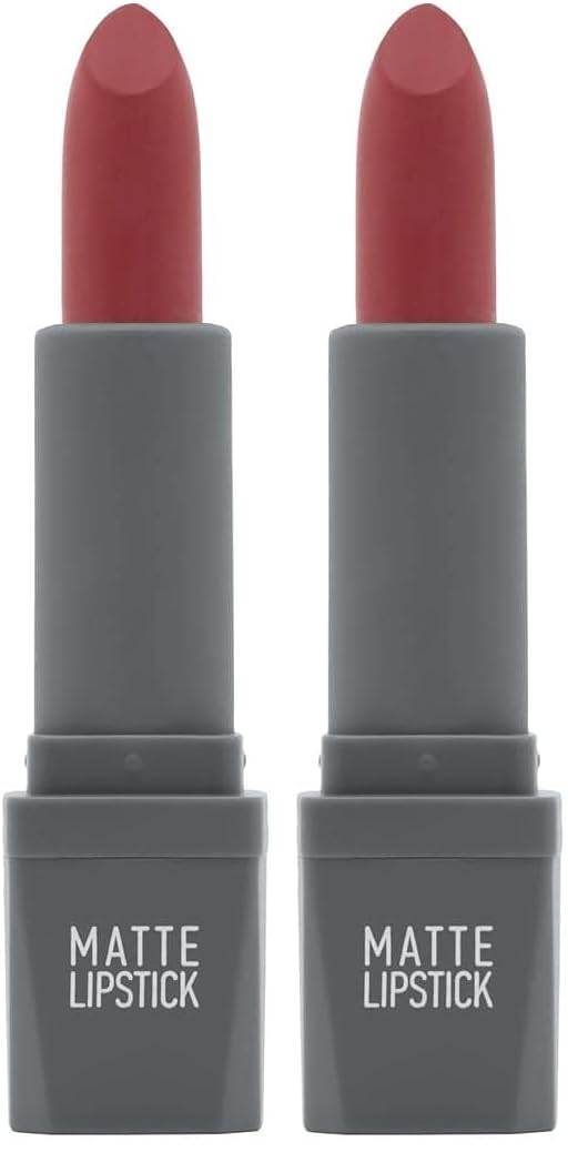 ALIX AVIEN Yoğun Renk Veren Uzun Süre Kalıcı Nemlendirici Kadifemsi Mat Ruj - Matte Lipstick 415 Dusty Pink (2 paketi)