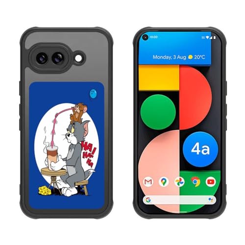 トムとジェリー Google Pixel 7A/8A/9A ケース スマホケース 携帯カバー レンズ保護 電話カバー 互換性のある 兼用性 手触りが良い 軽量 薄型 防塵 滑り止め 指紋防止 耐衝撃 全面保護 脱着簡単