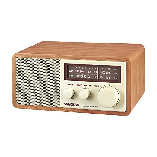 Best Portable am/fm emergency Weather Radio in 2024 | Vanessa Davison Sangean WR-11 Wood Cabinet AM/FM Table Top Analog Radio