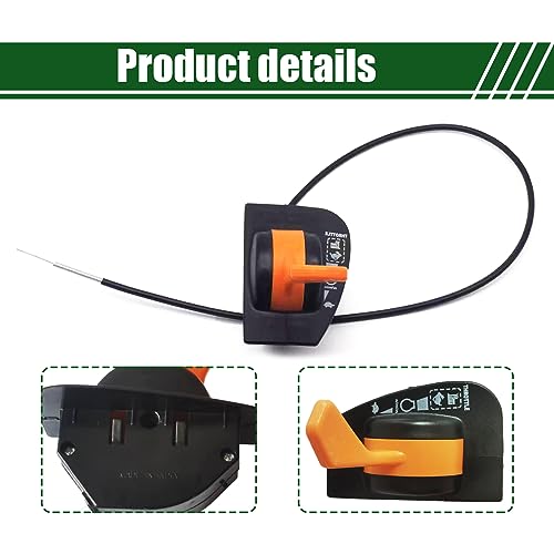 Cable de estrangulador John Deere D140 que soluciona el arranque difícil 4