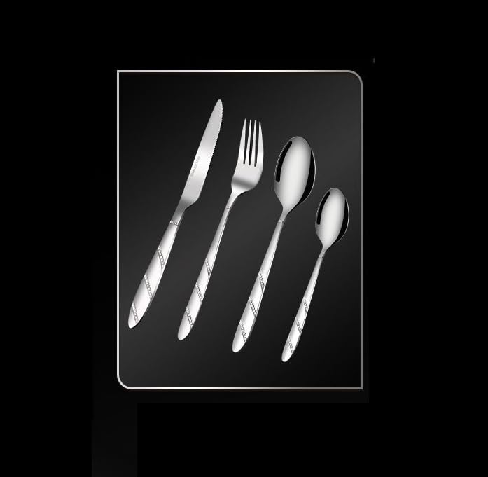 Set Cuchillos Cocina 24 Piezas Acero Inoxidable