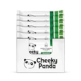 The Cheeky Panda Bamboo Face Cleanser Makeup Remover Wipes Unscented | 6 Packs of 25 | Purified Water | Plant Based & Vegan | Sustainable Alternative