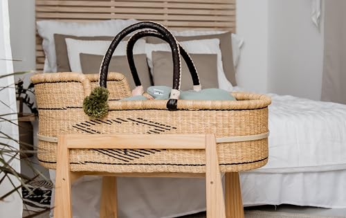 KidooCrafts Babykörbe Moses - Babywiege mit Matratze, Moseskorb,...