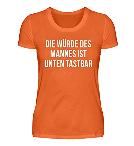T-shirt Tendance Homme et Femme Orange Crush M | Generisch