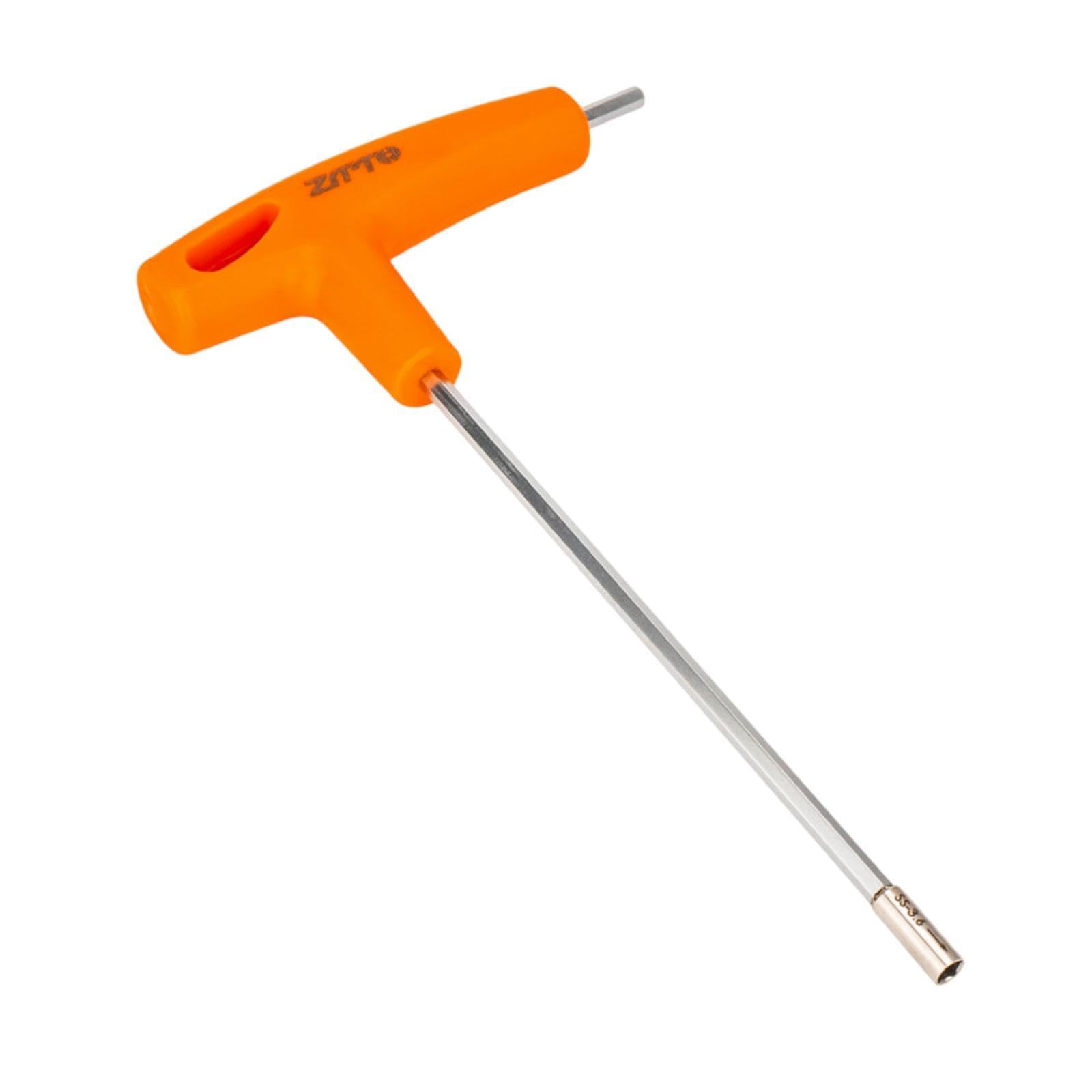 T Handle Socket Wrench Portable Ergonomic Grip Versatile Spanner Repair Tool Square Hole 3.6mm-image-1