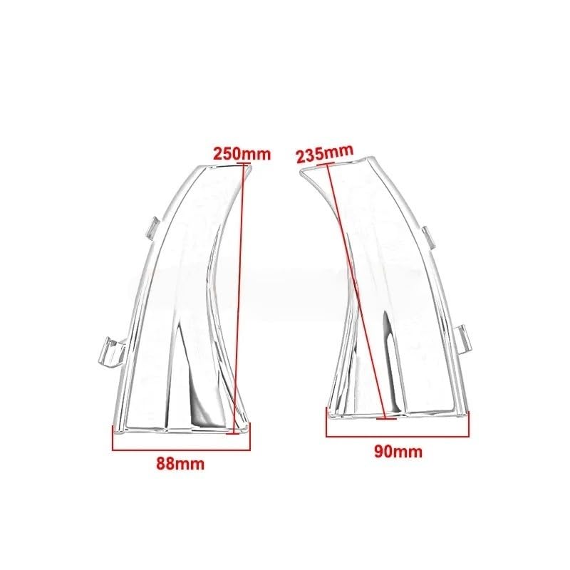 coperchio scudo termico moto Deflettori D'aria Per Scudo Termico Per Motociclette Per Magnum Roads Hard-Ball, Isolamento Per Tubo Di Scarico Per Moto, Antiscottatura