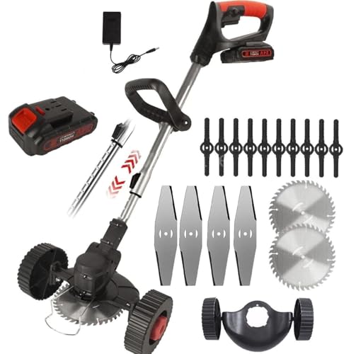 Itoolmax 3 in 1 Cordless Grass Trimmer, Lawn Edger Electric, Cordless Weed Wacker 1800w, Trimmer Edger Lawn Tool, 3 in 1 Protable Height Adjustable Brushless Grass Trimmer
