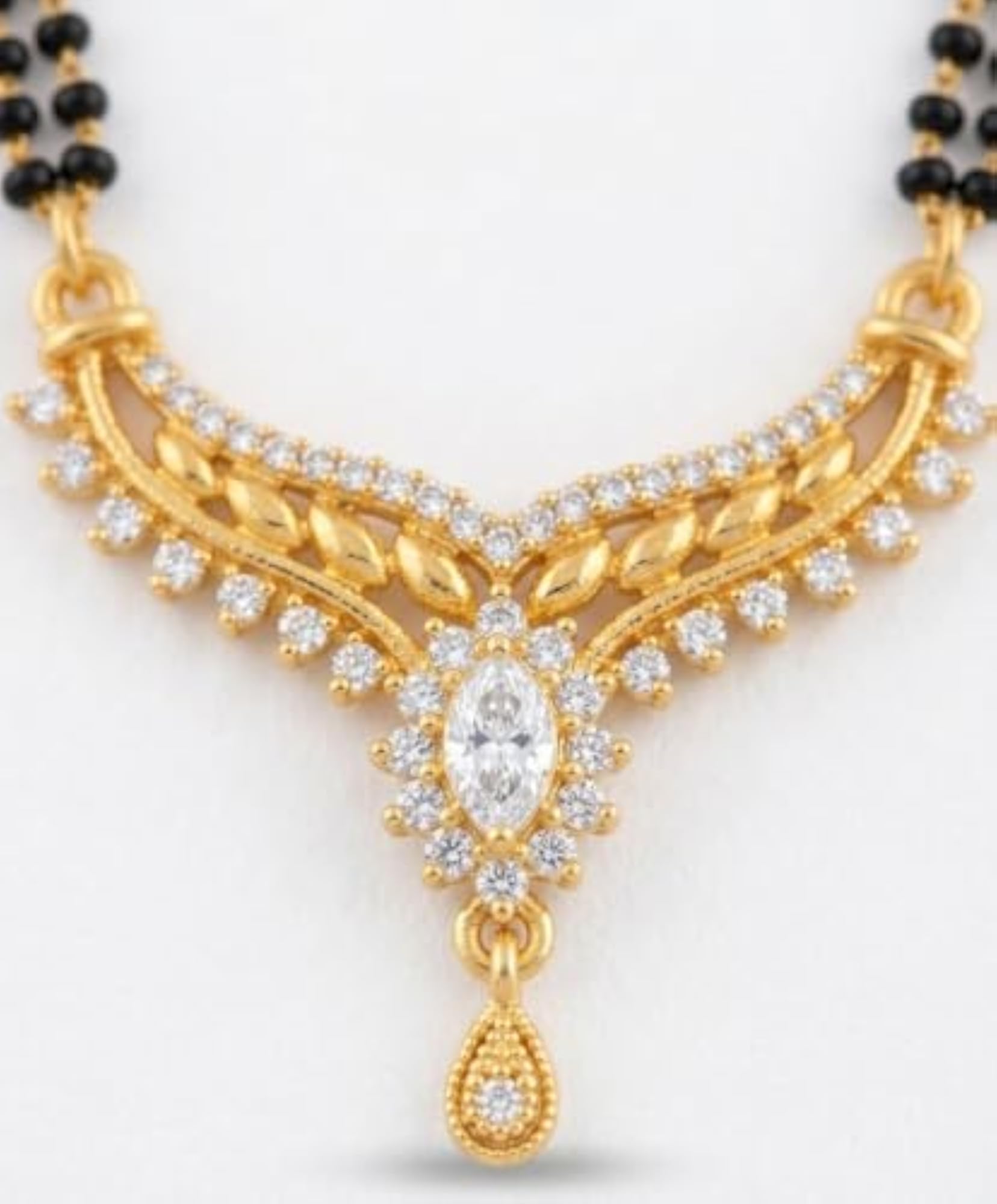 Aarikaa Classic Elegance Gold Plated Mangalsutra