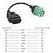9 Pin to 16 Pin Cable Adapter, Round OBD2 Interface 9 Pin to 16 Pin Truck Diagnostic Scanner Cable Adapter Diagnostic Scan Tool Replacement Truck Diagnostic Cable Fit for Cummins Engine