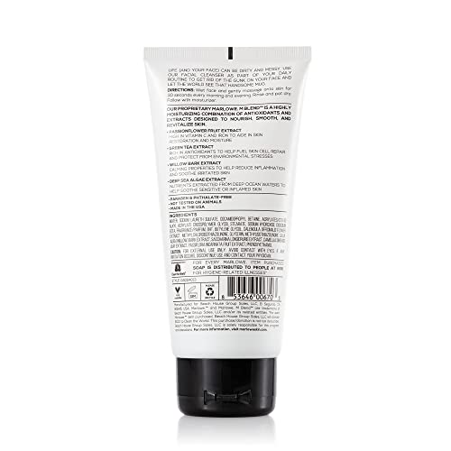 Marlowe. No. 121 Men's Facial Cleanser And Marlowe. No. 123 Men's Facial Moisturizer |Daily Face Wash And Lightweight Face Cream | Light Fresh Scent | Natural Ingredients #TOP1