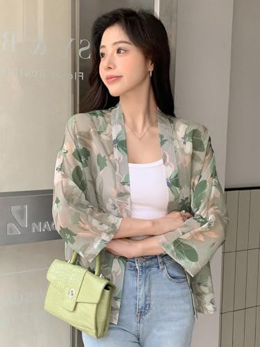Image of TOPLOT Women's Shrug | Stylish Layering Top | Floral Design Shrug | Easy Wear Structure | Trendy Look Styling | Versatile Casual & Everyday Fashion| Available in Pack of 2 (5148)