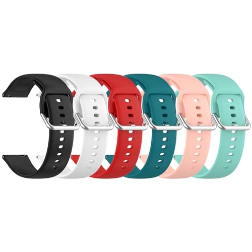 Correa de reemplazo de silicona para smartwatch FitTurn 6 unidades