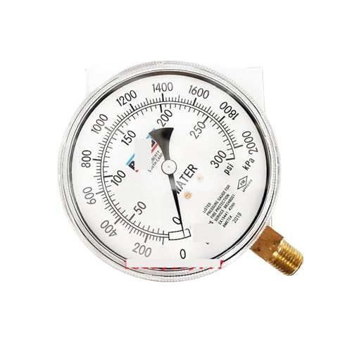 LUJIAYA Manómetro de presión de Agua 0-300 PSI