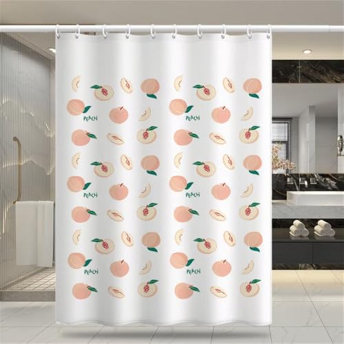 Rideau de douche en tissu polyester lesté de qualité supérieure - 5