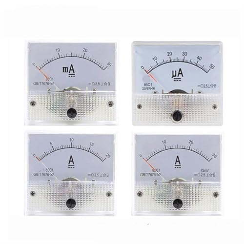 Ampèremètre analogique CC 85C1 panneau aiguille mécanique de type 1A