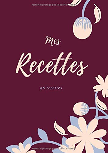 Télécharger Cahier de recettes pré-remplies à compléter avec vos recettes de cuisine,il est grand format 8,27 Livre eBook France