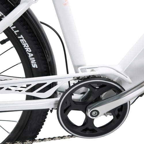 cysum Cityrun E-Bike für Damen, 26 Zoll Elektrofahrrad, City E-Bike für Erwachsene, Motor 250 W, 25 km/h, Lithium-Akku 36 V, 360 WH, Reichweite 80 km