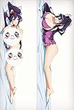 Akeno Himejima Anime Body Pillowcase 34x100cm(13x39inch) Peach Skin Japanese Pillowcovers