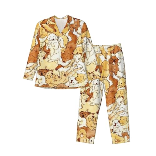 Pyjama à imprimé retriever pour homme idée cadeau originale