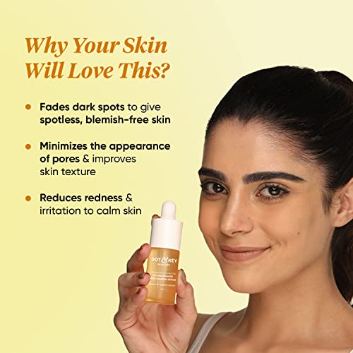 Image of Dot & Key 10% Niacinamide Serum Ultimate Spot Corrector, 30ml, with 1% Zinc and Hyaluronic Acid, face serum for spotless skin (30)
